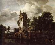 Jacob van Ruisdael Reconstruction of the ruins of the Manor Kostverloren oil